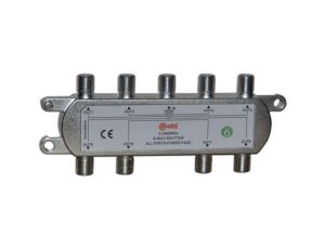 ROZGAŁĘŹNIK-SPLITER 5-2400 Mhz CORAB 8 DROŻNY Z PRZEJŚCIEM NAPIĘCIA