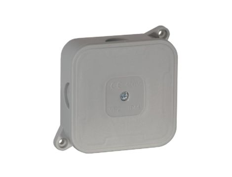 Puszka natynkowa pusta 4 wloty VIPLAST VP-2 SZARA IP44 85x85x35mm 027-03