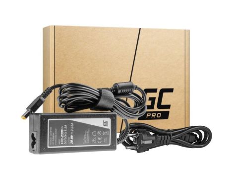 ZASILACZ ŁADOWARKA DO LAPTOPA LENOVO Green Cell PRO AD64P 20V 2,25A 45W Slim Tip