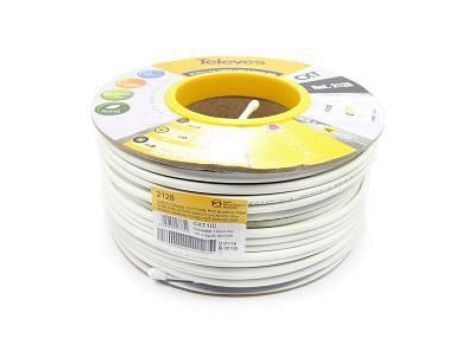 PRZEWÓD KONCENTRYCZNY TELEVES CXT 1.02 CU 79 PVC ref. 2128 - 1m (wewnętrzny)