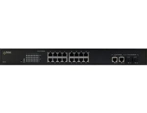 SWITCH POE PULSAR SF116 16-PORTÓW (16xPoE + 2xUPLINK/2xSFP UPLINK)