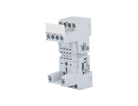 GZT2 Podstawka PIN: 8 12A 300VAC na panel,na szynę DIN -40...70C