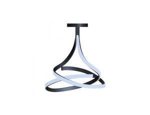 Lampa sufitowa VISO kolor czarny metal/aluminium, silikon, LED 5300 Lm 3000K IP20 MX9932-2-3BD Zuma Line