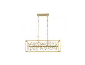 Lampa wisząca na złotych łańcuszkach SPRING nad stół 6*G9 - P0578-06C-V7V7 Zuma Line