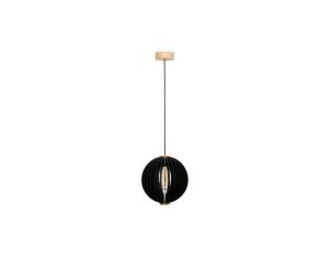Lampa wisząca ORB kolor brązowy/czarny, przezroczysty metal/szkło, E27 IP20 7510244 Zuma Line