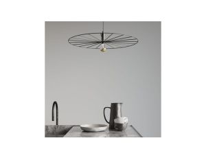 Lampa wisząca Plum 1 LED CCT średnia czarna LP-0407/1P M BK Triangle Light Prestige