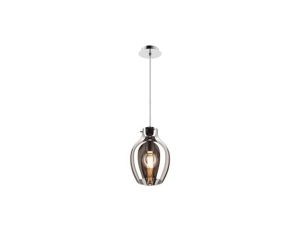 Lampa wisząca BRESSO kolor srebrny/przydymiony chrom metal/szkło, E27 IP20 P19066A-D18 Zuma Line
