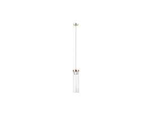Lampa wisząca GEM kolor francuskie złoto/transparentny metal/kryształ, G9 IP20 P0389-01D-F7AC Zuma Line