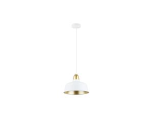 Lampa wisząca MENSA kolor biały mat/złoto metal, E27 IP20 A8063-WH Zuma Line