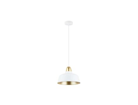 Lampa wisząca MENSA kolor biały mat/złoto metal, E27 IP20 A8063-WH Zuma Line