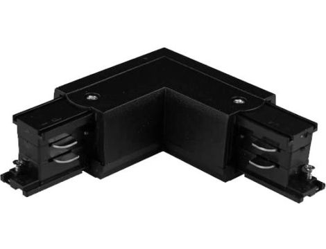 Łącznik kątowy L 3 fazowy kolor czarny metal/tworzywo sztuczne 8010 Zuma Line