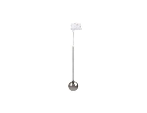 Lampa wisząca na szynę 1 fazową kolor biały/czarny, transparentny metal/tworzywo sztuczne, szkło, G9 IP20 9040WH Zuma Line