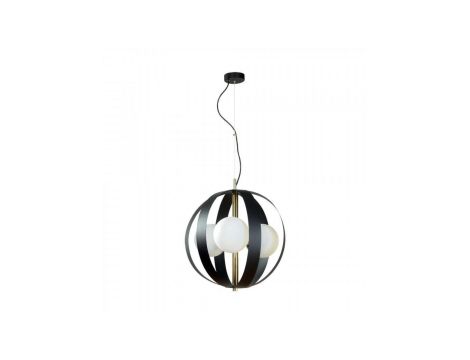 Lampa wisząca NELA kolor czarny/złoty metal/szkło, 3xE14 IP20 1137 Zuma Line