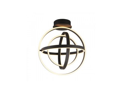 Lampa sufitowa TESS kolor czarny metal/aluminium, silikon, LED 6100 Lm 3000K IP20 MX9203-4-3BD Zuma Line
