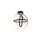 Lampa sufitowa TESS kolor czarny metal/aluminium, silikon, LED 6100 Lm 3000K IP20 MX9203-4-3BD Zuma Line