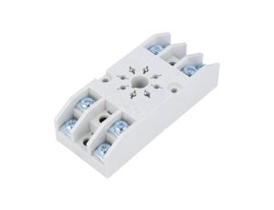 Podstawka PIN: 8 10A 250VAC na panel zaciski śrubowe -40...70C GZ8