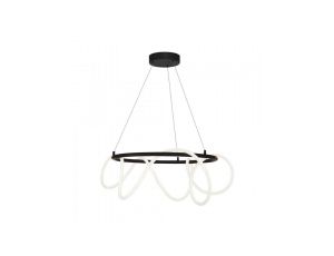 Lampa wisząca BALBO kolor czarny aluminium/metal, LED 4500 Lm barwa regulowana IP20 20006PL-BK Zuma Line