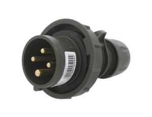 0142-6.U Złącze zasilające 3-fazowe AC, wtyk męski, 16A/400VAC, IP67