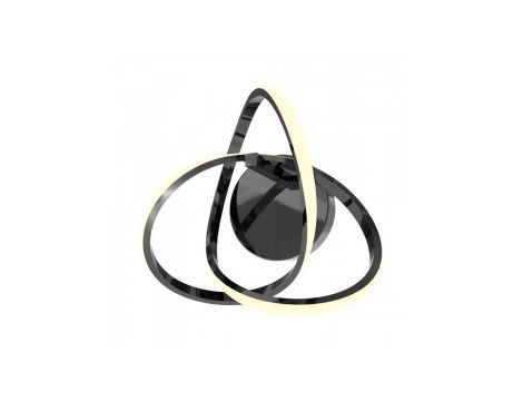 Kinkiet lampa ścienna INDIGO kolor czarny/złoty, chrom metal/aluminium, tworzywo sztuczne, LED 1600 Lm 3000K IP20 MB9717-1-3BCN