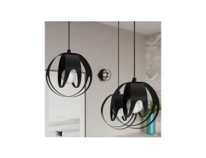 Lampa sufitowa z kryształami ERVI kolor Czarny, LED 57W 2700-6000K - MX7907-3B-3BT Zuma Line