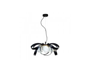 Lampa wisząca NELA kolor czarny/złoty metal/szkło, 4xE14 IP20 1139 Zuma Line