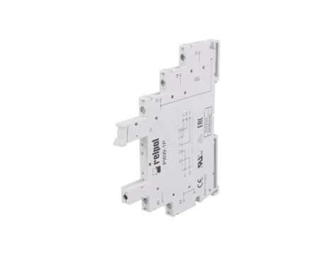 PI6W-1P Podstawka PIN: 5 6A 250VAC na szynę DIN zaciski śrubowe