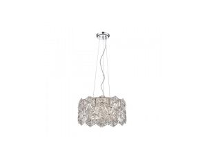 Lampa wisząca DAVI kolor chrom metal/szkło, 5xG9 IP20 P0534-05C-F4AC Zuma Line