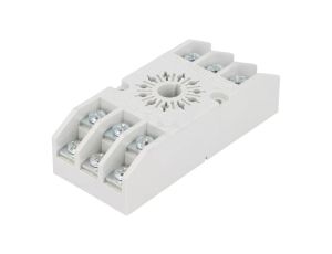 Podstawka PIN: 11 10A 250VAC na panel zaciski śrubowe undecal GZ11
