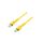 Patch cord S/FTP 6a linka Cu PUR żółty 2m 27AWG Żyły: 8 09488485745020