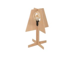 Lampa stołowa OAK kolor drewniany drewno, E27 IP20 4113603 Zuma Line