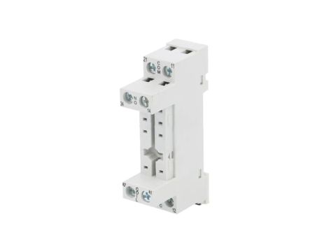 GZF80 Podstawka PIN: 8 10A 250VAC na panel,na szynę DIN -40...70C