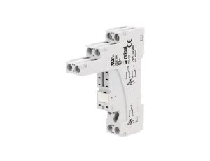 Podstawka PIN: 8 12A 300VAC na panel,na szynę DIN -40...70C GZM80