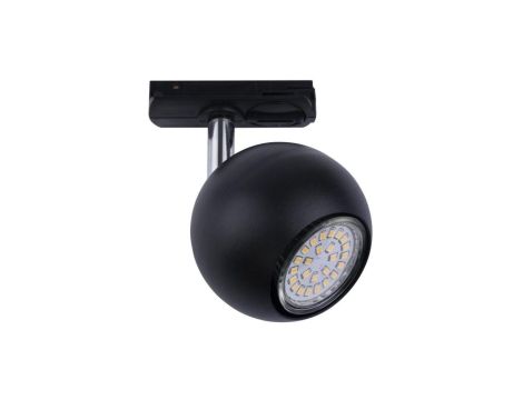 Reflektorek na szynę 1 fazową kolor czarny metal/tworzywo sztuczne, GU10 IP20 1080 Zuma Line