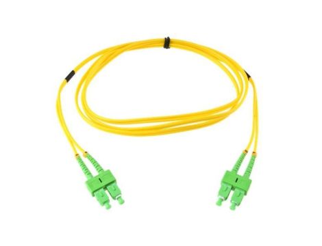 PATCHCORD ŚWIATŁOWODOWY SM 1,5M DUPLEX 9/125, SC/APC-SC/APC