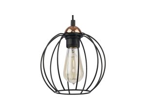 Lampa wisząca NISYRO złoto czarna, źródło z ośmioma alabastrowymi szklanymi kloszami na G9 - MD4922-8-EBGN Zuma Line