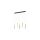 Lampa wisząca ELIOT kolor jasne drewno/ czarny mat metal/drewno, aluminium, tworzywo sztuczne, LED 2900 Lm 3000K IP20 MD4768-5-3