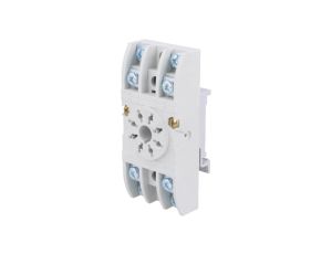 Podstawka PIN: 8 10A 250VAC na szynę DIN zaciski śrubowe R15 GZU8