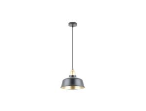 Lampa wisząca MENSA kolor czarny mat/złoty metal, E27 IP20 A8063-BK Zuma Line