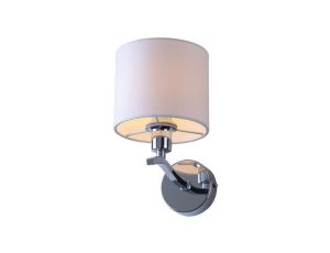 Kinkiet lampa ścienna CARMEN kolor beżowy metal/tkanina, E14 IP20 RLB94103-1 Zuma Line