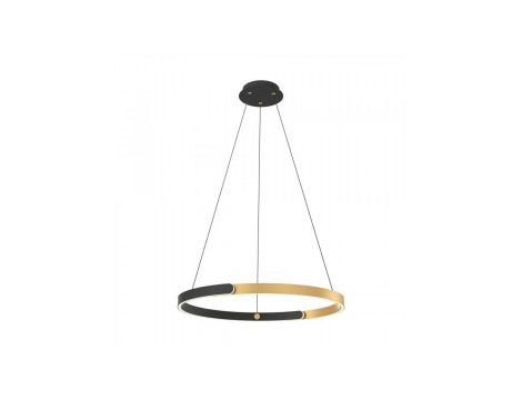 Lampa wisząca LINOS kolor czarny/złoty metal/aluminium, tworzywo sztuczne, LED 3500 Lm 3000K IP20 MD4417-1M-3BGD Zuma Line