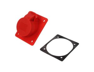 Złącze zasilające 3-fazowe AC, gniazdo żeńskie, 16A/400VAC 414-6F8