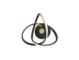 Kinkiet lampa ścienna INDIGO kolor czarny/złoty metal/aluminium, tworzywo sztuczne, LED 1600 Lm 3000K IP20 MB9717-1-3BGN Zuma Li