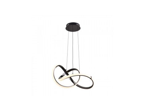 Lampa wisząca INDIGO kolor czarny/złoty, chrom metal/aluminium, tworzywo sztuczne, LED 5500 Lm 3000K IP20 MD9717-1-3BCD Zuma Lin