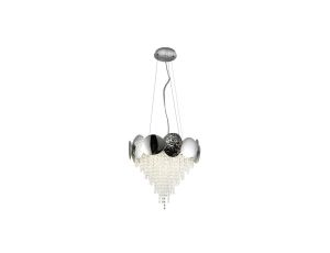 Lampa nocna ARCTURUS kolor czarny, szklany klosz w stylu loft - T0454-01A-P7FZ Zuma Line