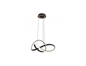 Lampa wisząca INDIGO kolor czarny mat/złoty metal/aluminium, silikon, LED 5500 Lm 3000K IP20 MD9717-1-3BGD Zuma Line