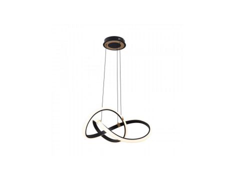 Lampa wisząca INDIGO kolor czarny mat/złoty metal/aluminium, silikon, LED 5500 Lm 3000K IP20 MD9717-1-3BGD Zuma Line
