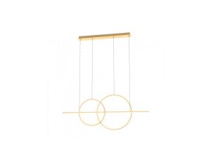 Lampa wisząca CHOLET kolor francuskie złoto metal/aluminium, tworzywo sztuczne, LED 4000 Lm 3000K IP20 MD7358-2A-3GT Zuma Line