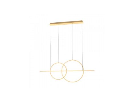 Lampa wisząca CHOLET kolor francuskie złoto metal/aluminium, tworzywo sztuczne, LED 4000 Lm 3000K IP20 MD7358-2A-3GT Zuma Line
