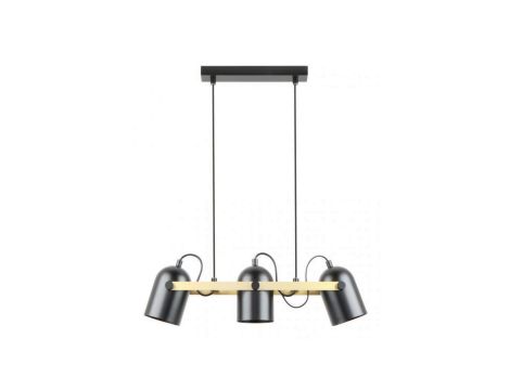 Lampa wisząca FATI kolor czarny mat/złoty metal, 3xE27 IP20 A8163-3A Zuma Line