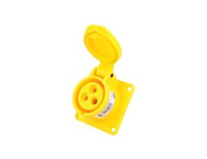 Złącze zasilające AC, gniazdo żeńskie, 16A/110VAC 313-4